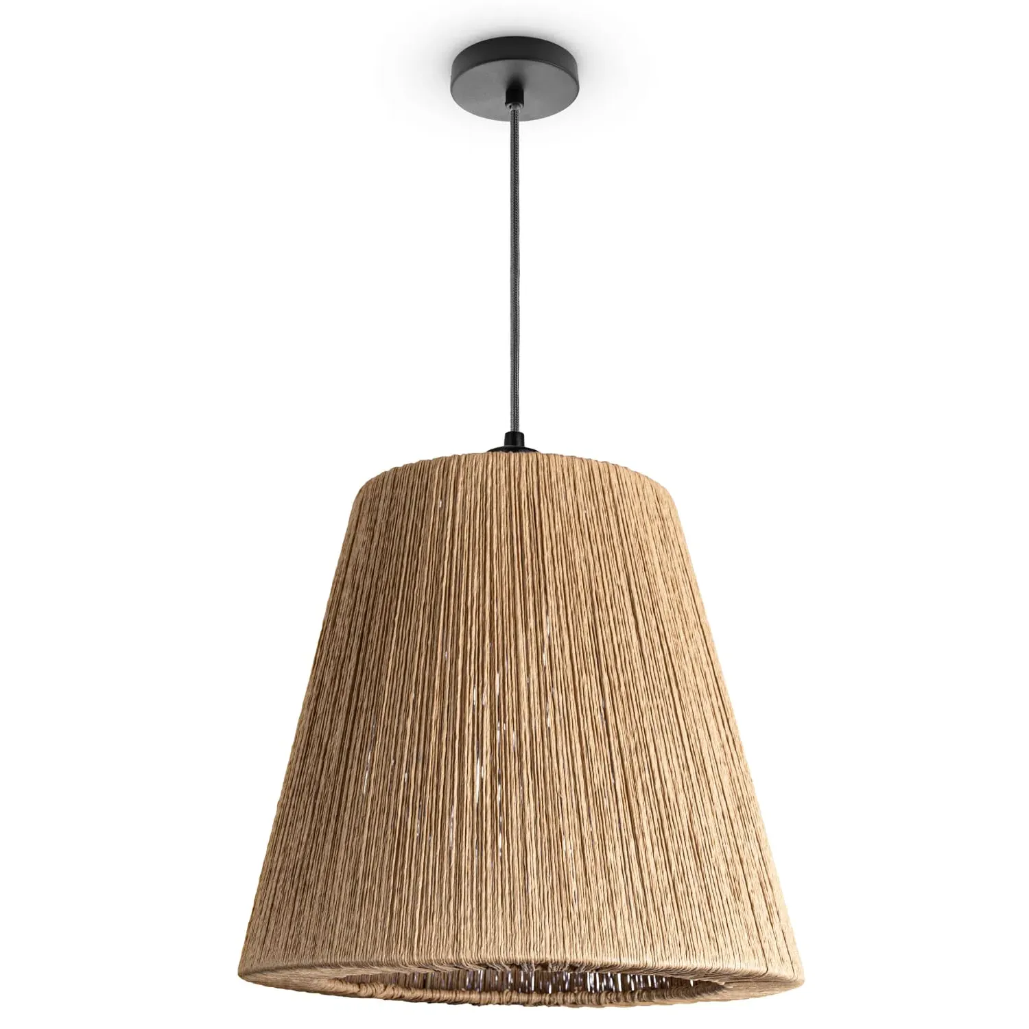 Taro Pendant Light with Adjustable Length - Nature, Steel