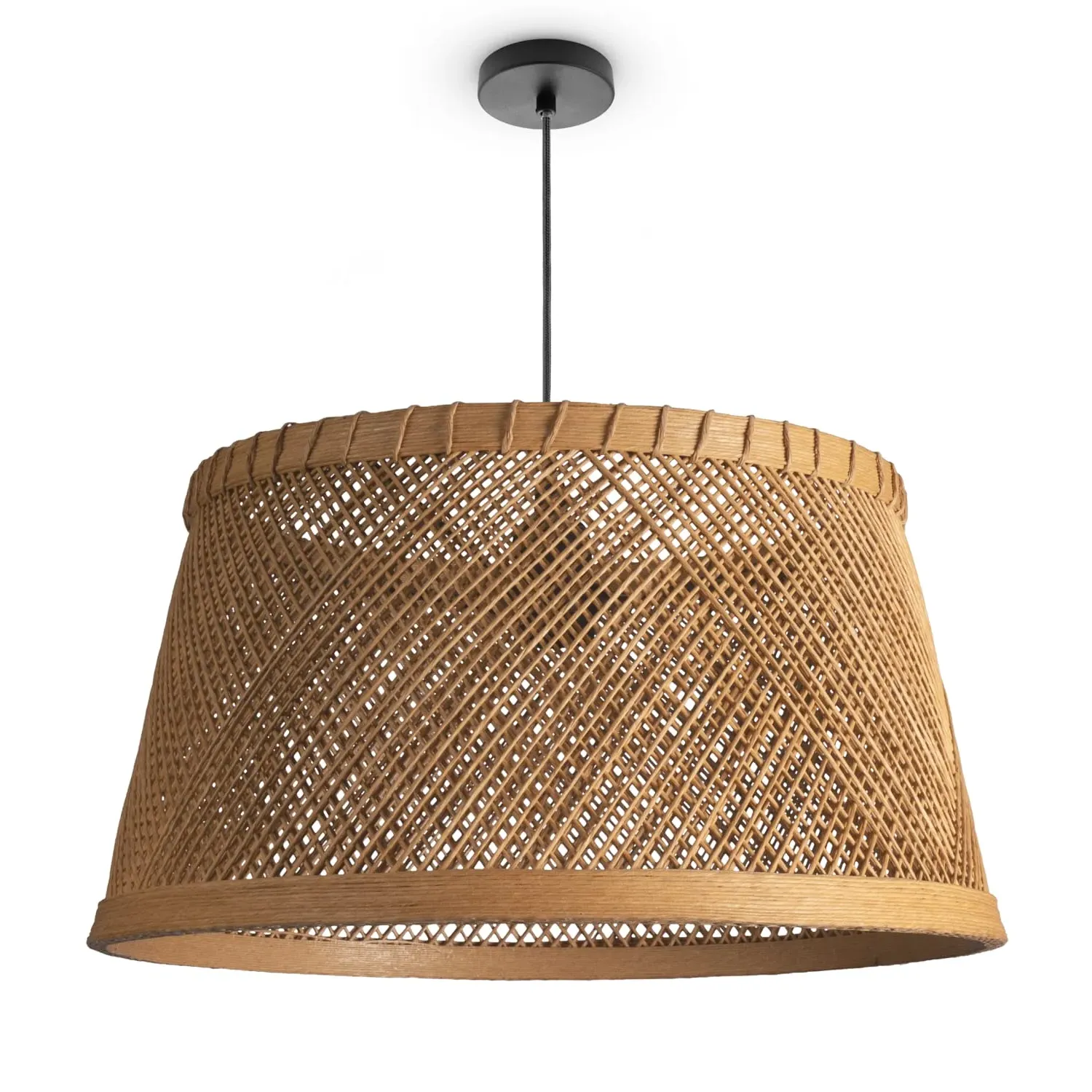 Taro Pendant Light with Adjustable Length - Nature, Steel