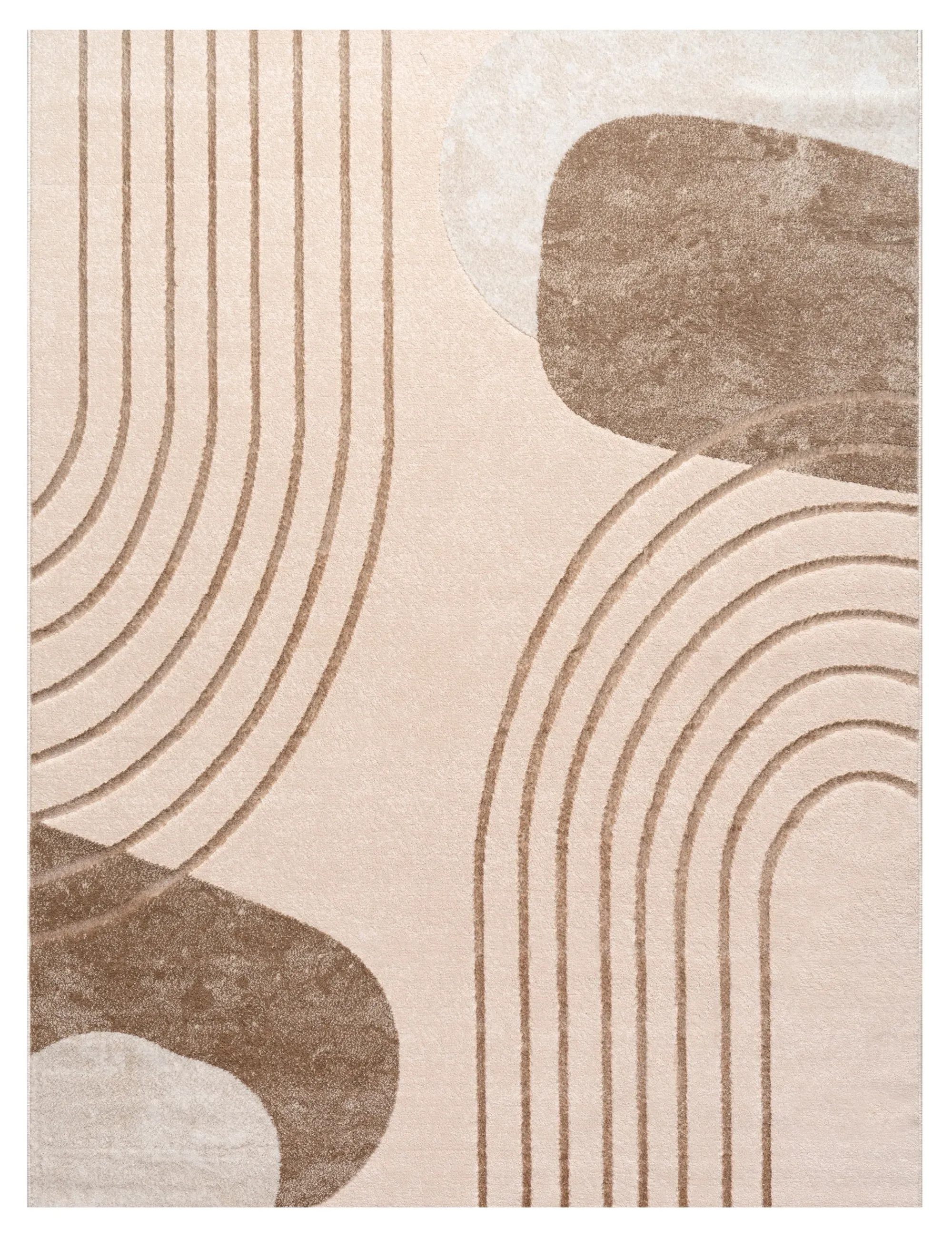 Tiana Rug with Geometric Pattern - Beige product