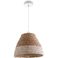 Tilla Pendant Light - Beige, Grass