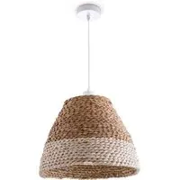 Tilla Pendant Light - Beige, Grass