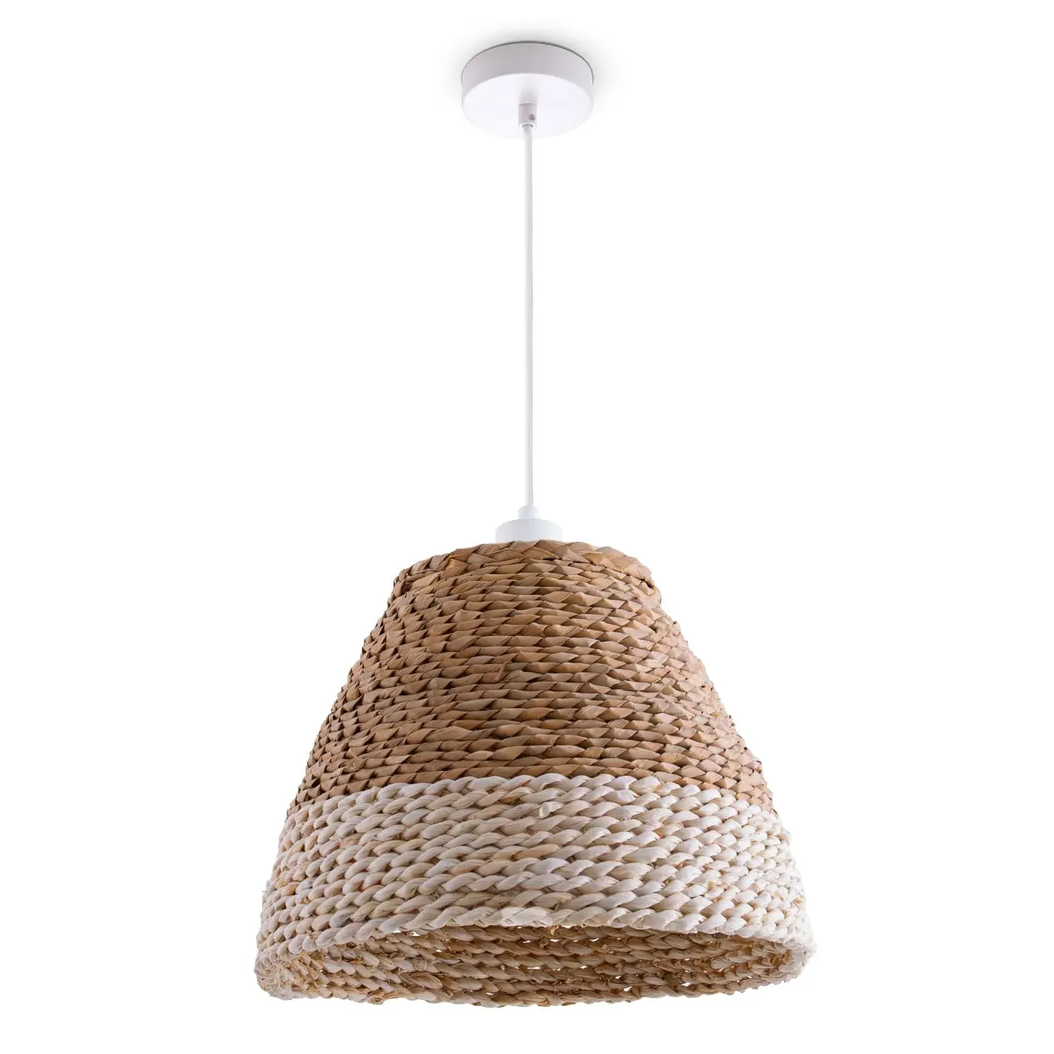 Tilla Pendant Light - Beige, Grass