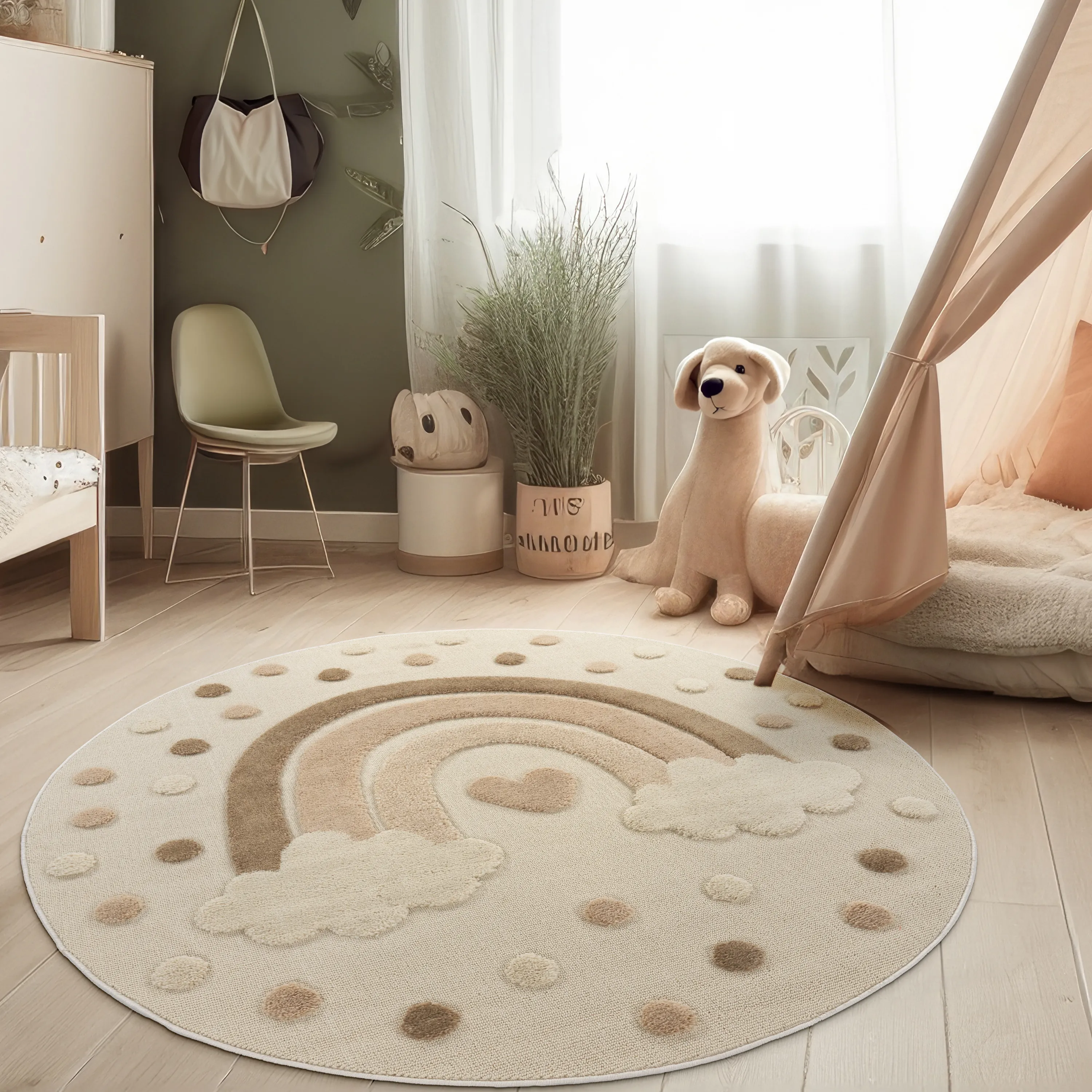 Togge Kids Rug with 3D Texture - Sand product