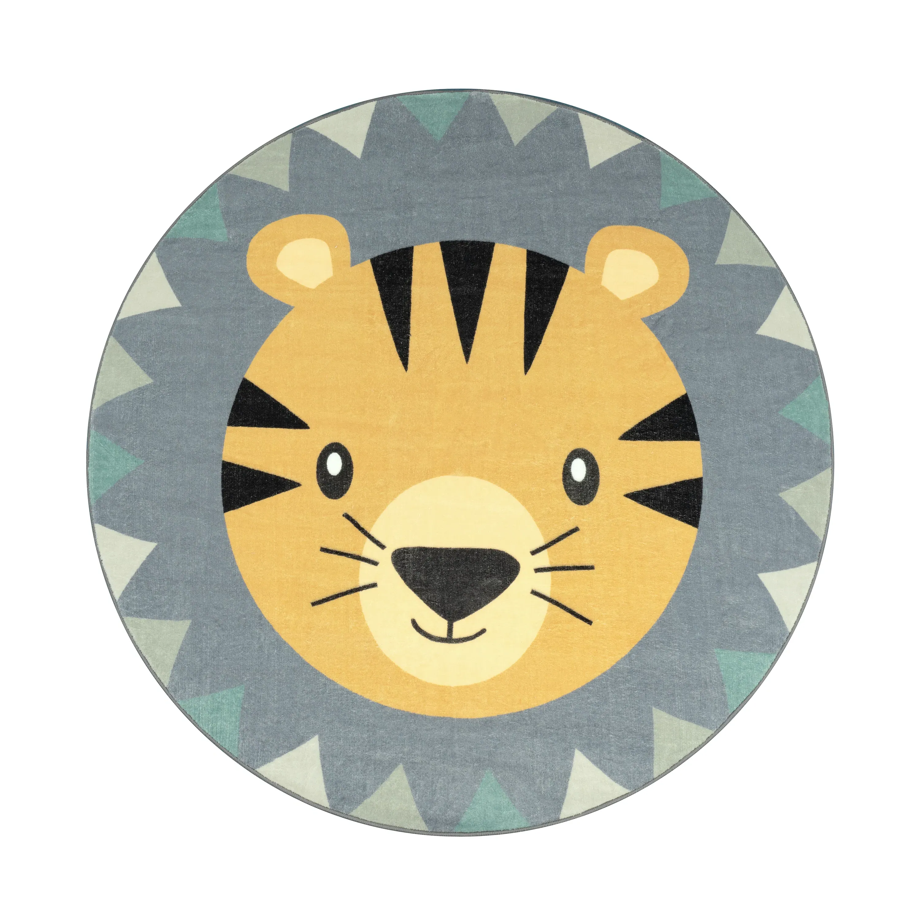 Toska Round Kids Rug Washable - Multicolored