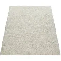 Trista Shaggy Rug - Cream