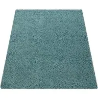 Trista Shaggy Rug - Turquoise