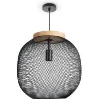 Tulp Pendant Light - Black, Steel