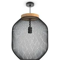 Tulp Pendant Light - Black, Steel