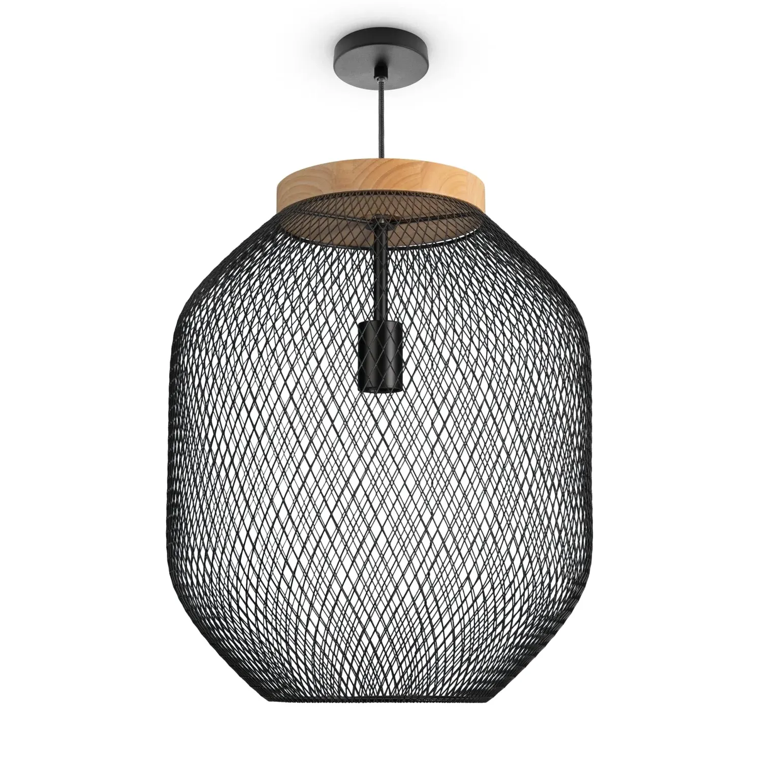 Tulp Pendant Light - Black, Steel