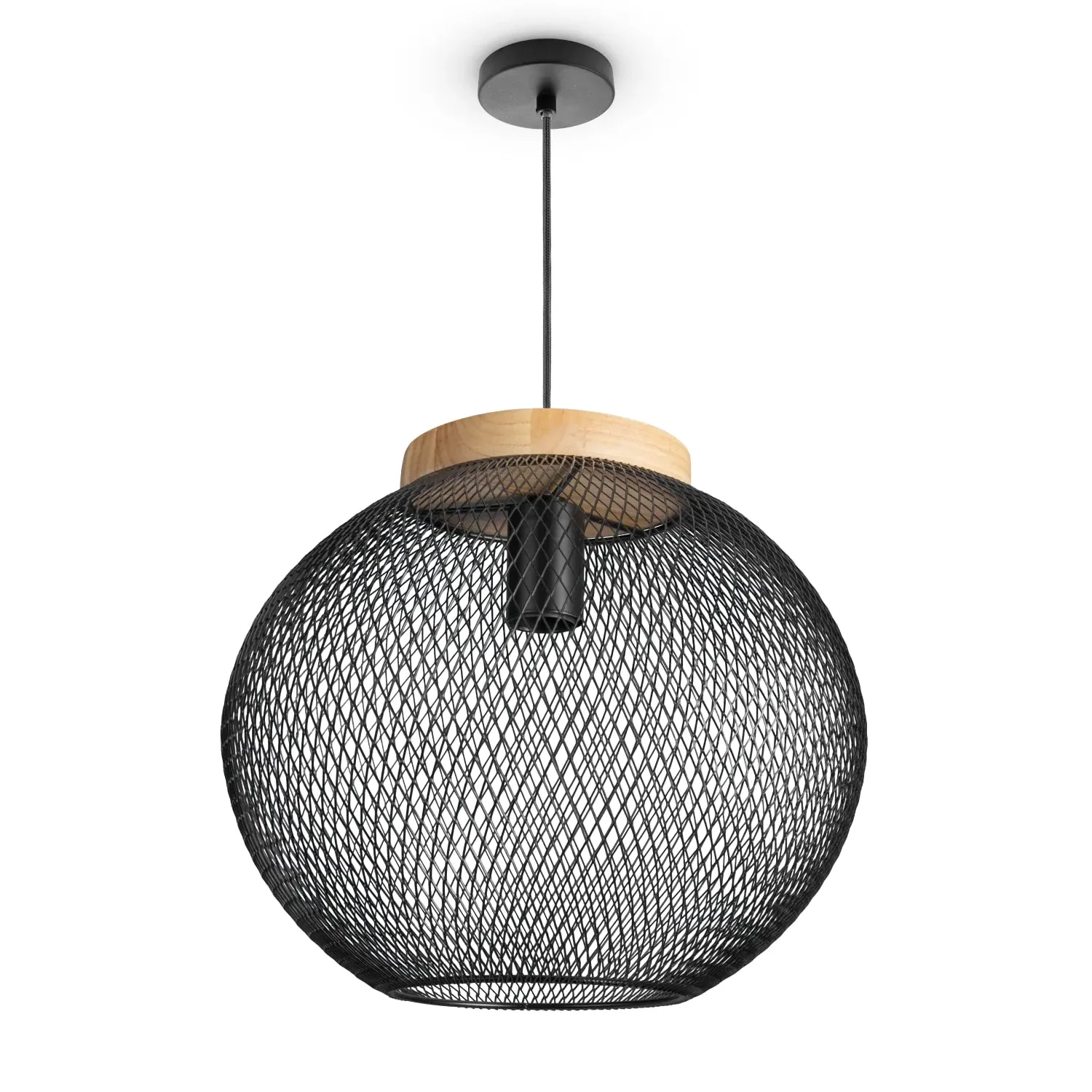 Tulp Pendant Light - Black, Steel image