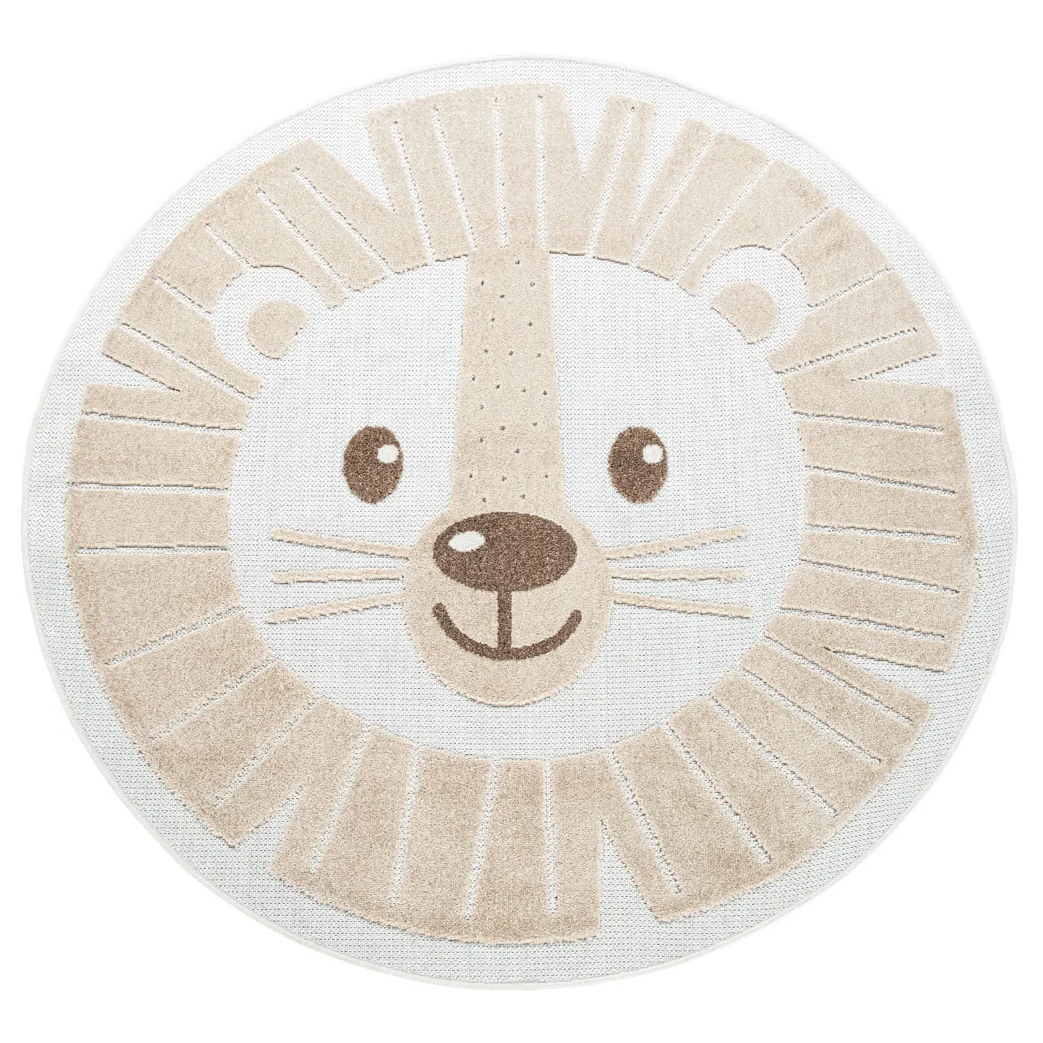 Twitara Indoor Outdoor Kids Rug - Beige