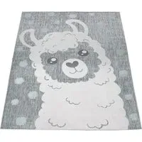 Twitara Indoor Outdoor Kids Rug - Grey