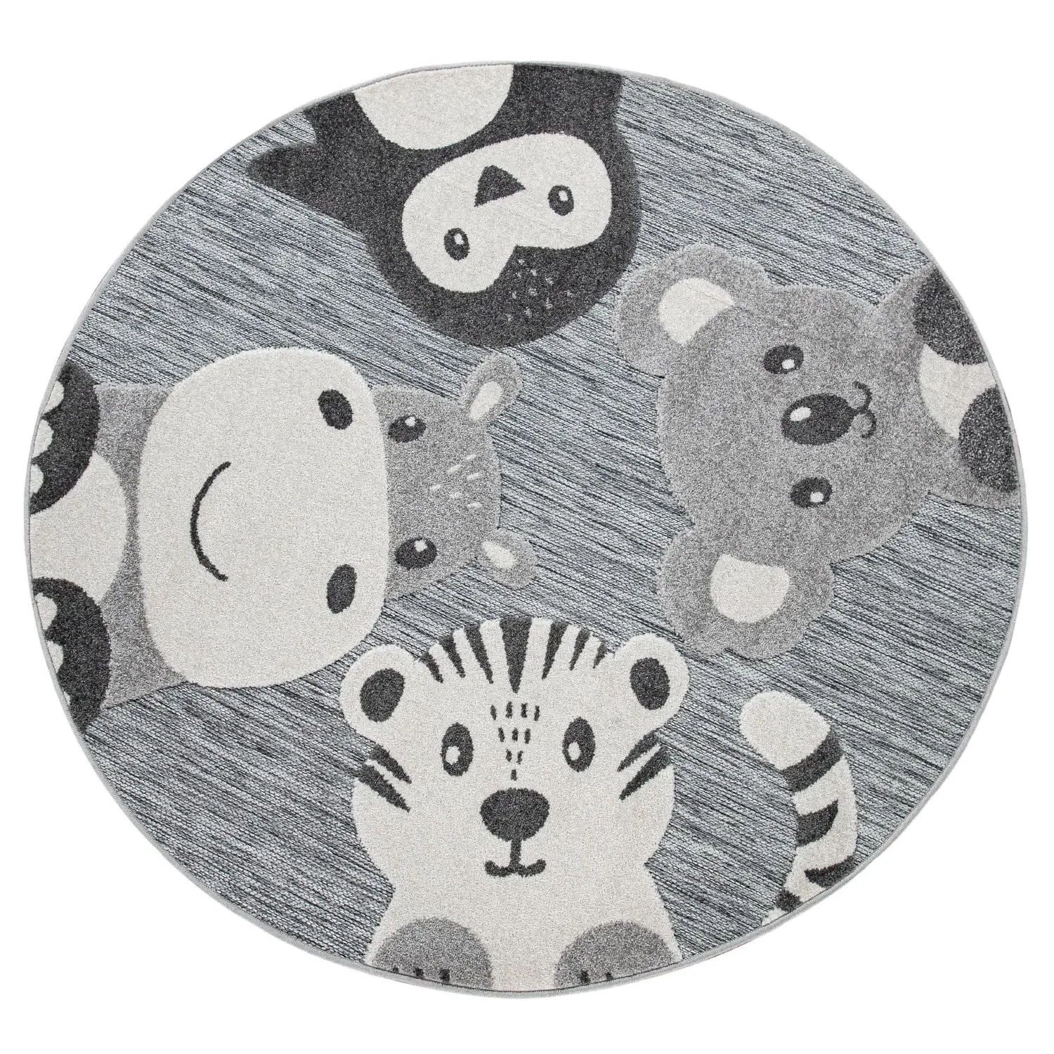 Twitara Indoor Outdoor Kids Rug - Grey