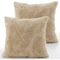 Utah Cushion Cover - Beige, Polyester