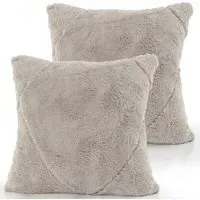 Utah Cushion Cover - Cream, Polyester
