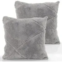 Utah Cushion Cover - Grey, Polyester