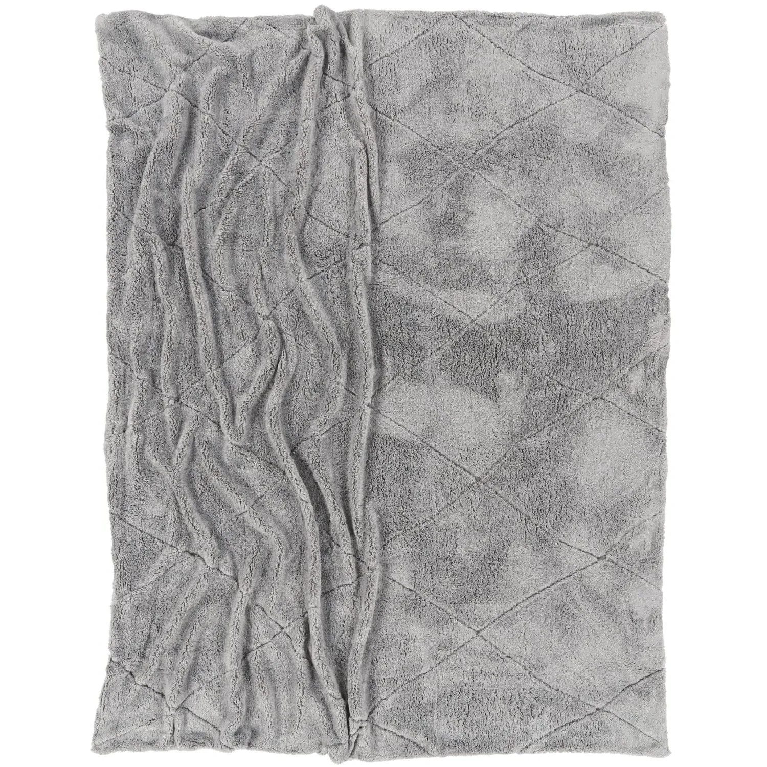 Utah Throw Blanket - Grey, Polyester