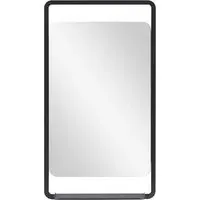 Vaiana Wall Mirror with Shelf - Black, Iron