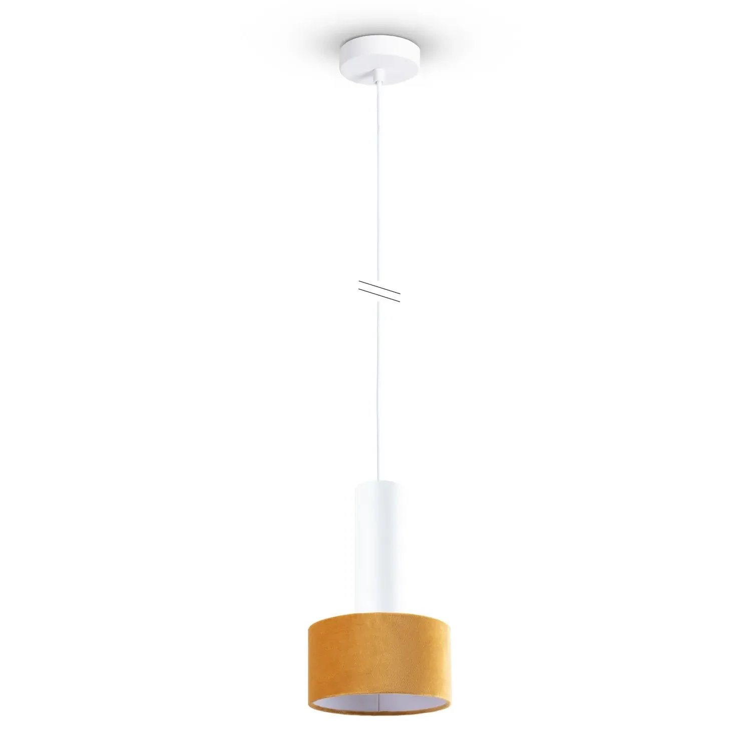 Venta Pendant Light with Adjustable Length - Beige, Fabric image