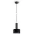 Venta Pendant Light with Adjustable Length - Black, Fabric