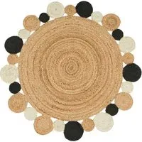 Vibora Jute Rug - Black