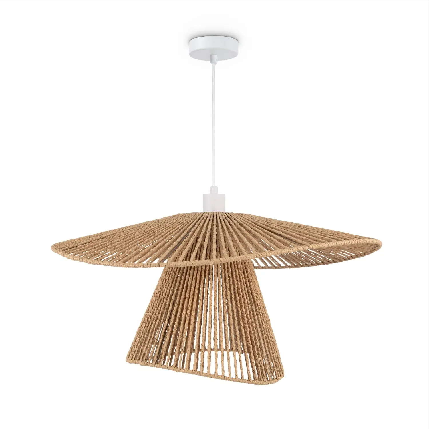 Viona Pendant Light - Off-White, Aluminum