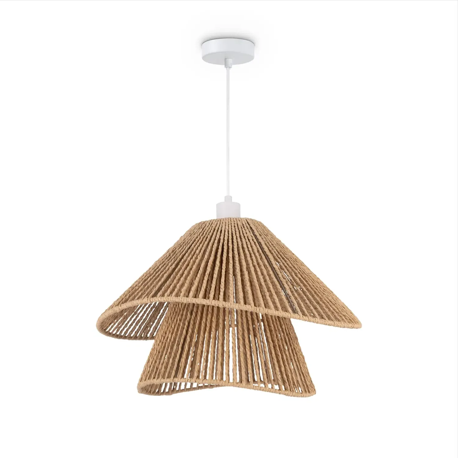 Viona Pendant Light - Off-White, Aluminum