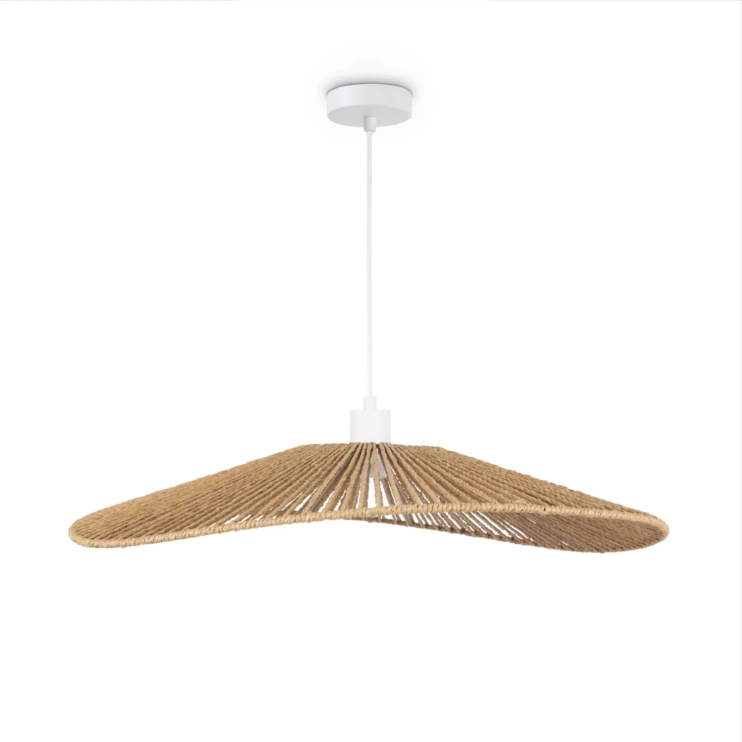 Viona Pendant Light - Off-White, Aluminum
