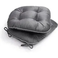 Vivi Trapezoid Chair Cushion - Anthracite