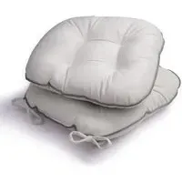 Vivi Trapezoid Chair Cushion - White