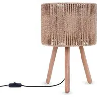 Volta Table Lamp - Nature, Wood