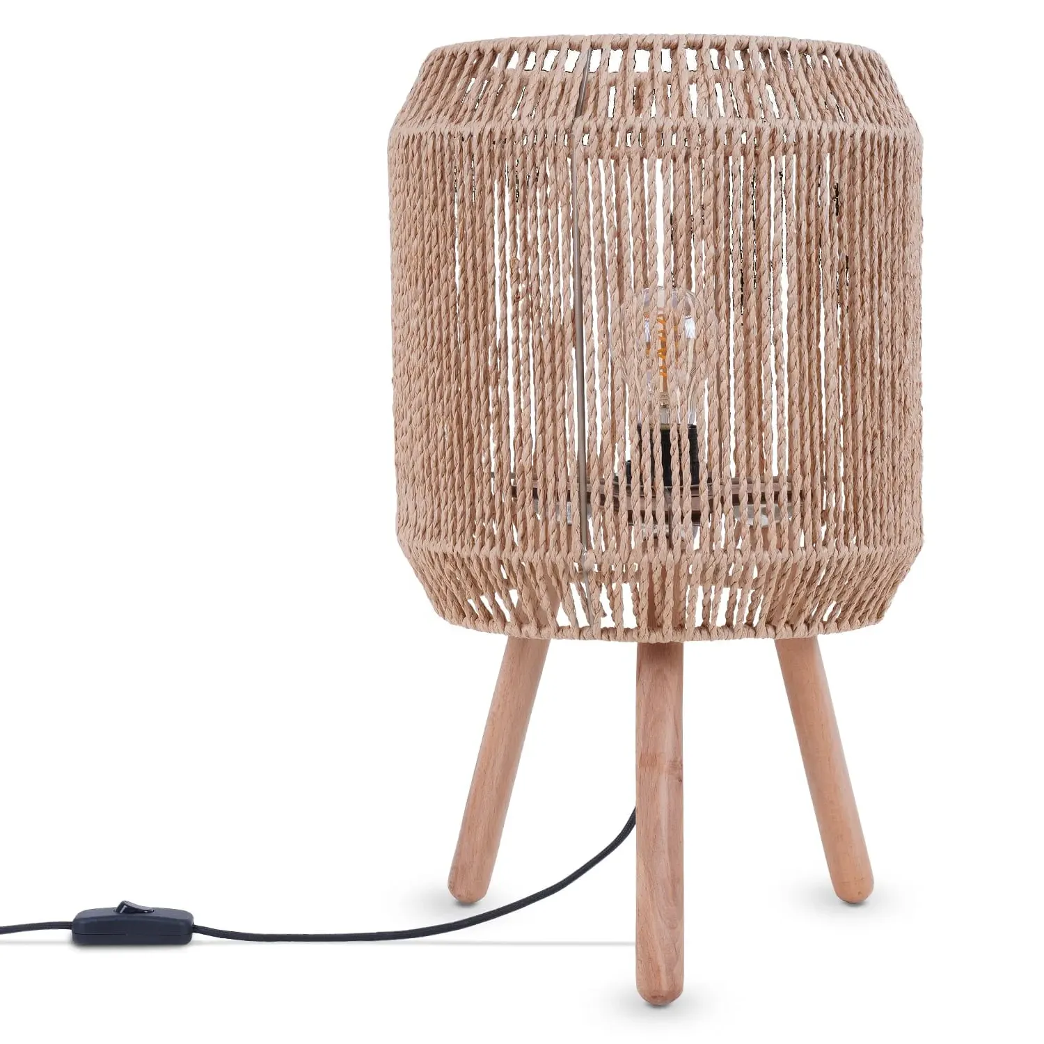 Volta Table Lamp - Nature, Wood