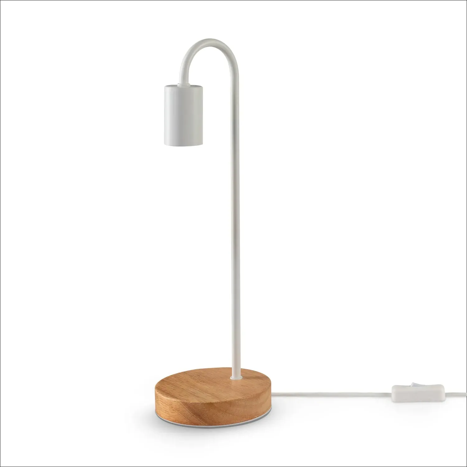 Walen Table Lamp - White, Steel