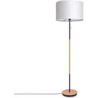 Zeko Floor Lamp - Black, Fabric