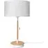 Zeko Table Lamp - Cream, Steel