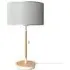Zeko Table Lamp - Light Grey, Steel