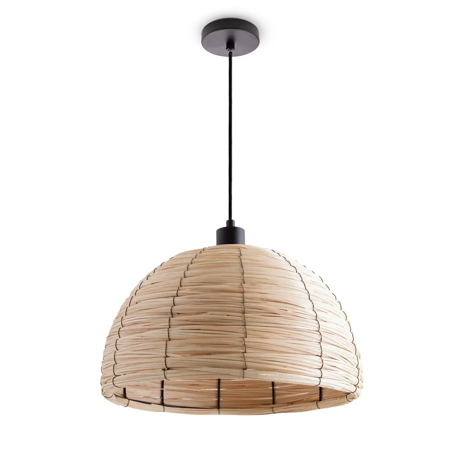 Zeno Pendant Light - Anthracite, Wood