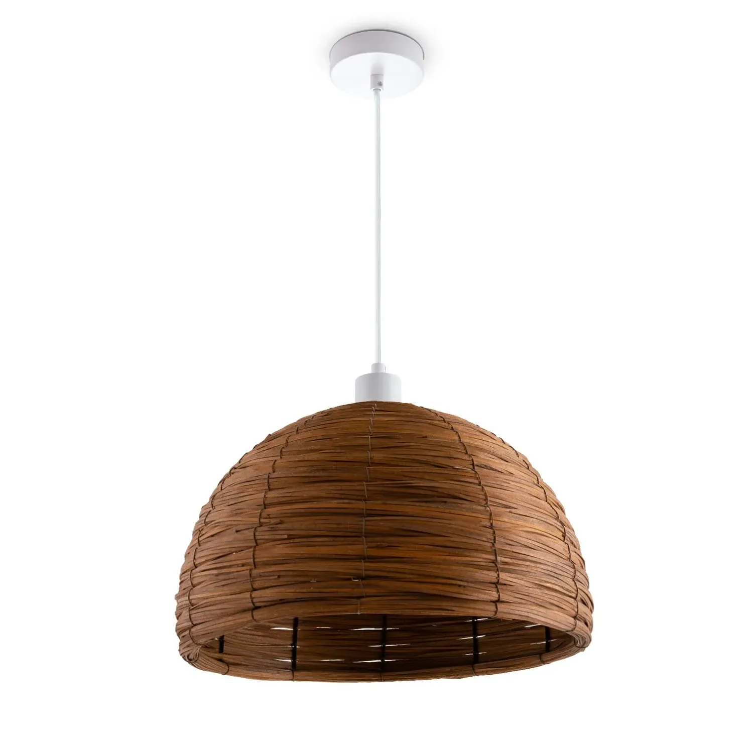 Zeno Pendant Light - Brown, Wood