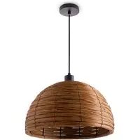 Zeno Pendant Light - Dark Brown, Wood