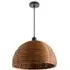 Zeno Pendant Light - Dark Brown, Wood