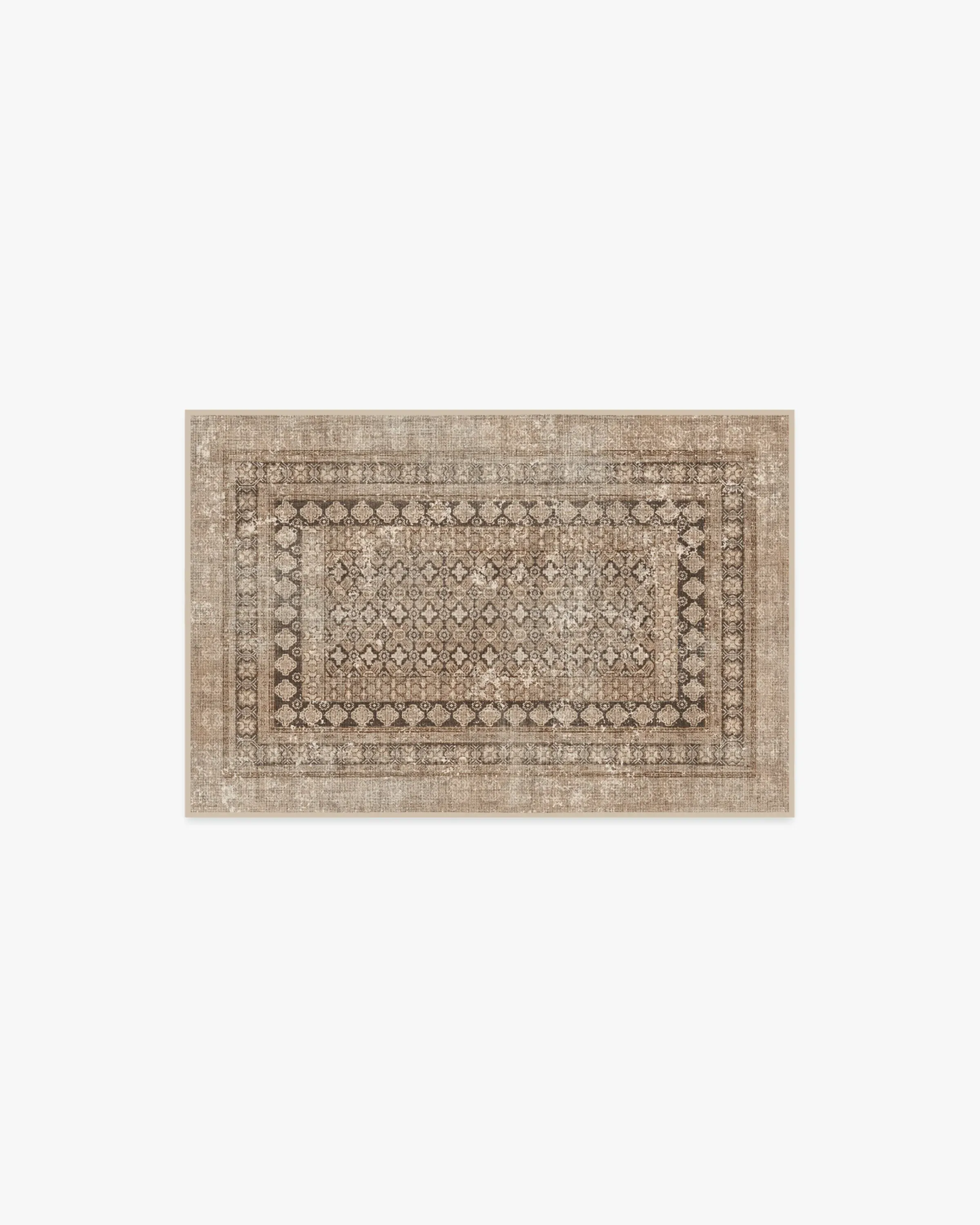 Accent Area Rug Machine Washable - Rose Gold image