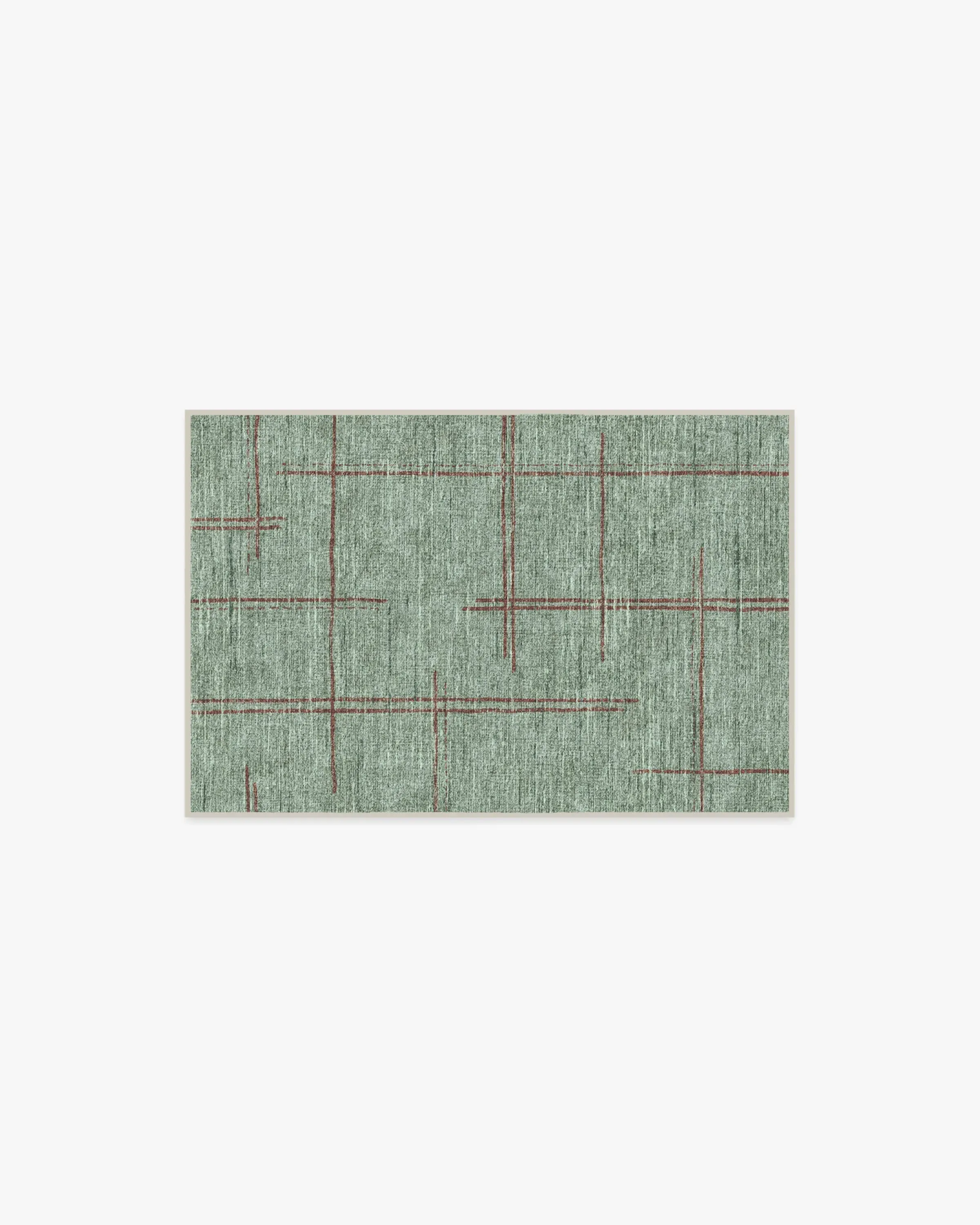 Accent Area Rug Machine Washable - Sage Green image