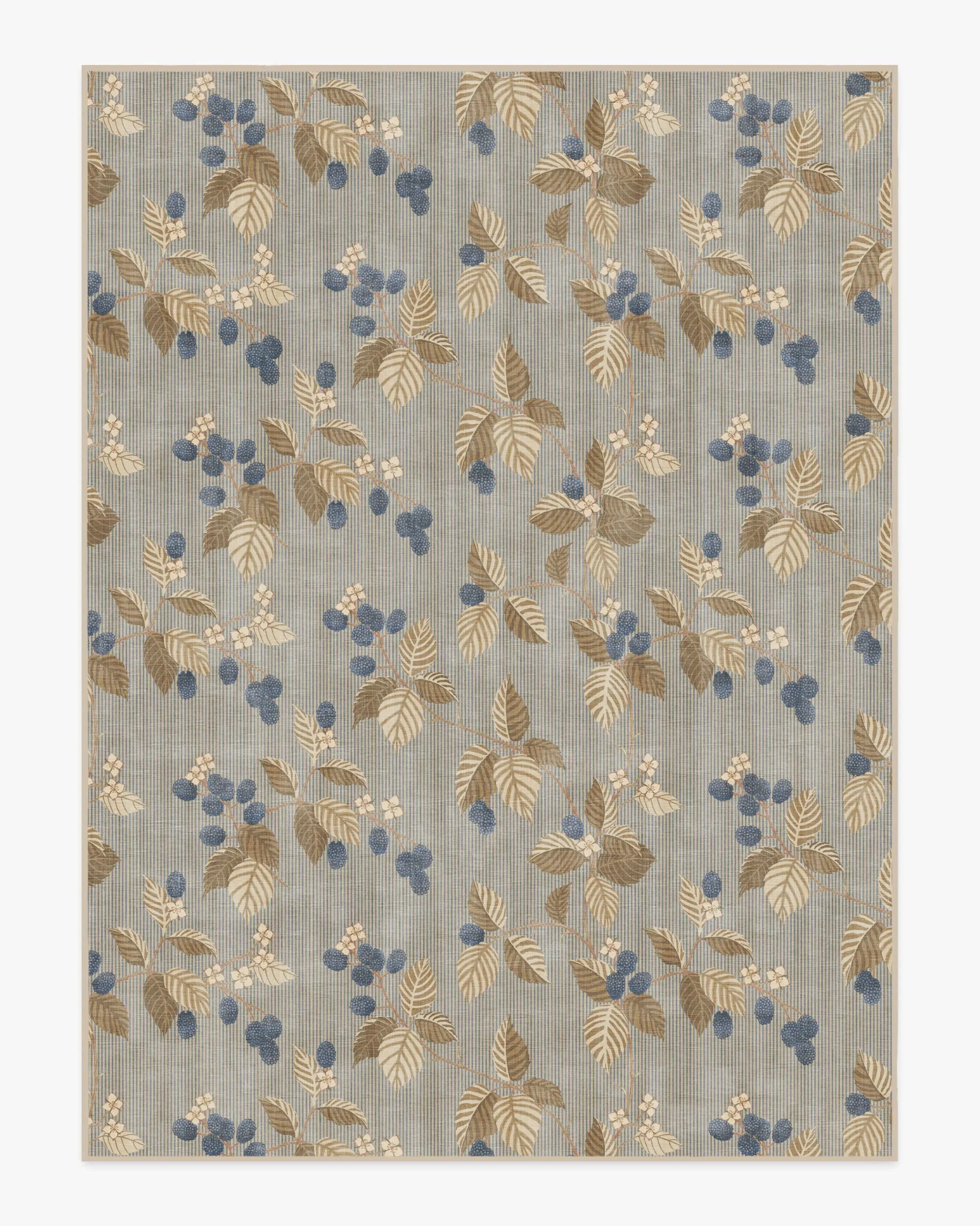 Area Rug Machine Washable - Azure, Fawn