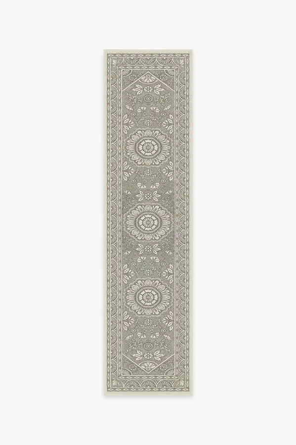 Area Rug Machine Washable - Black & White