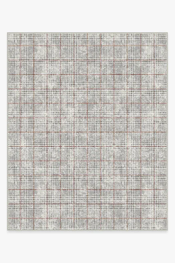 Area Rug Machine Washable - Black & White
