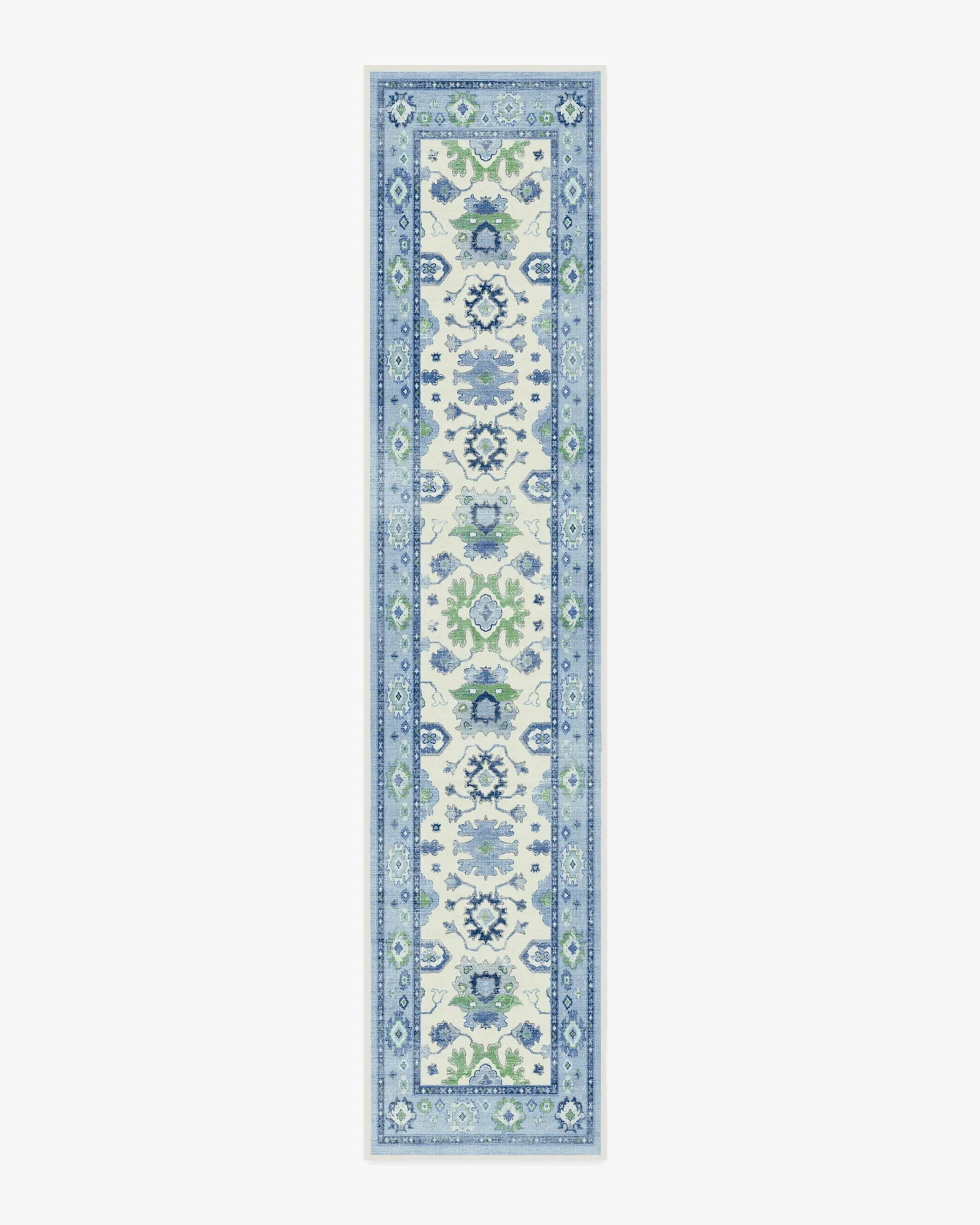 Area Rug Machine Washable - Blue