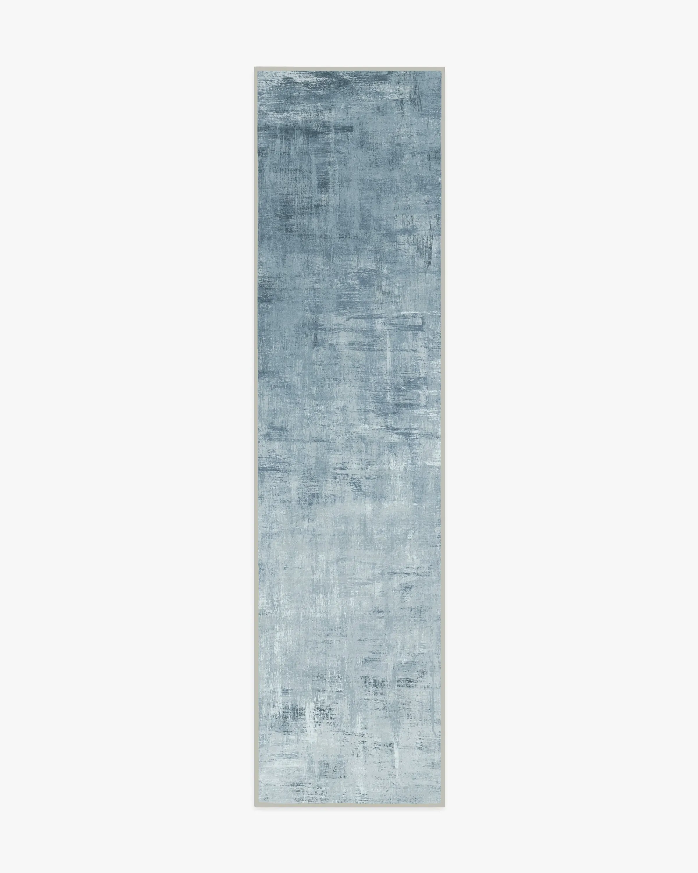 Area Rug Machine Washable - Blue, Chenille
