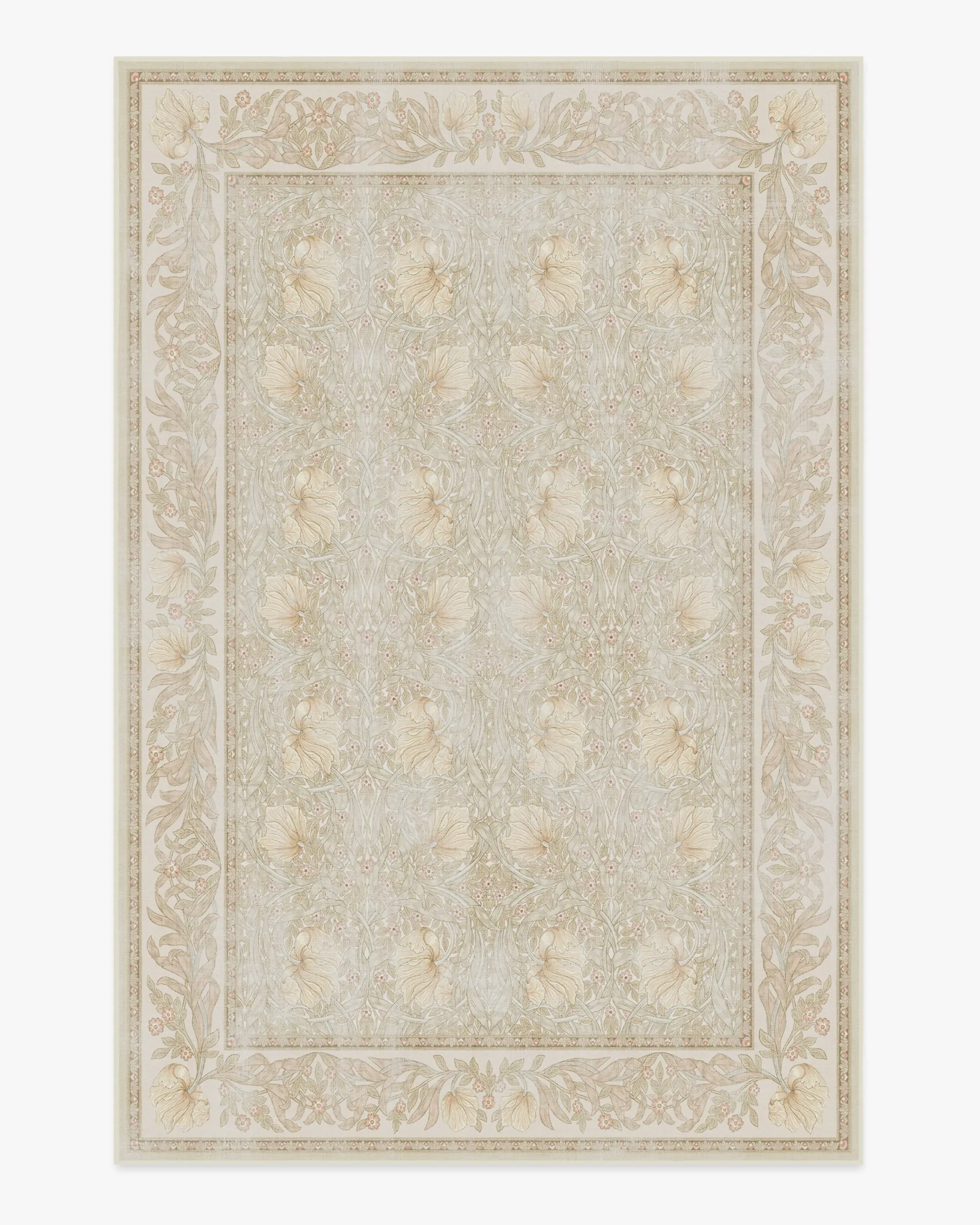 Area Rug Machine Washable - Blush