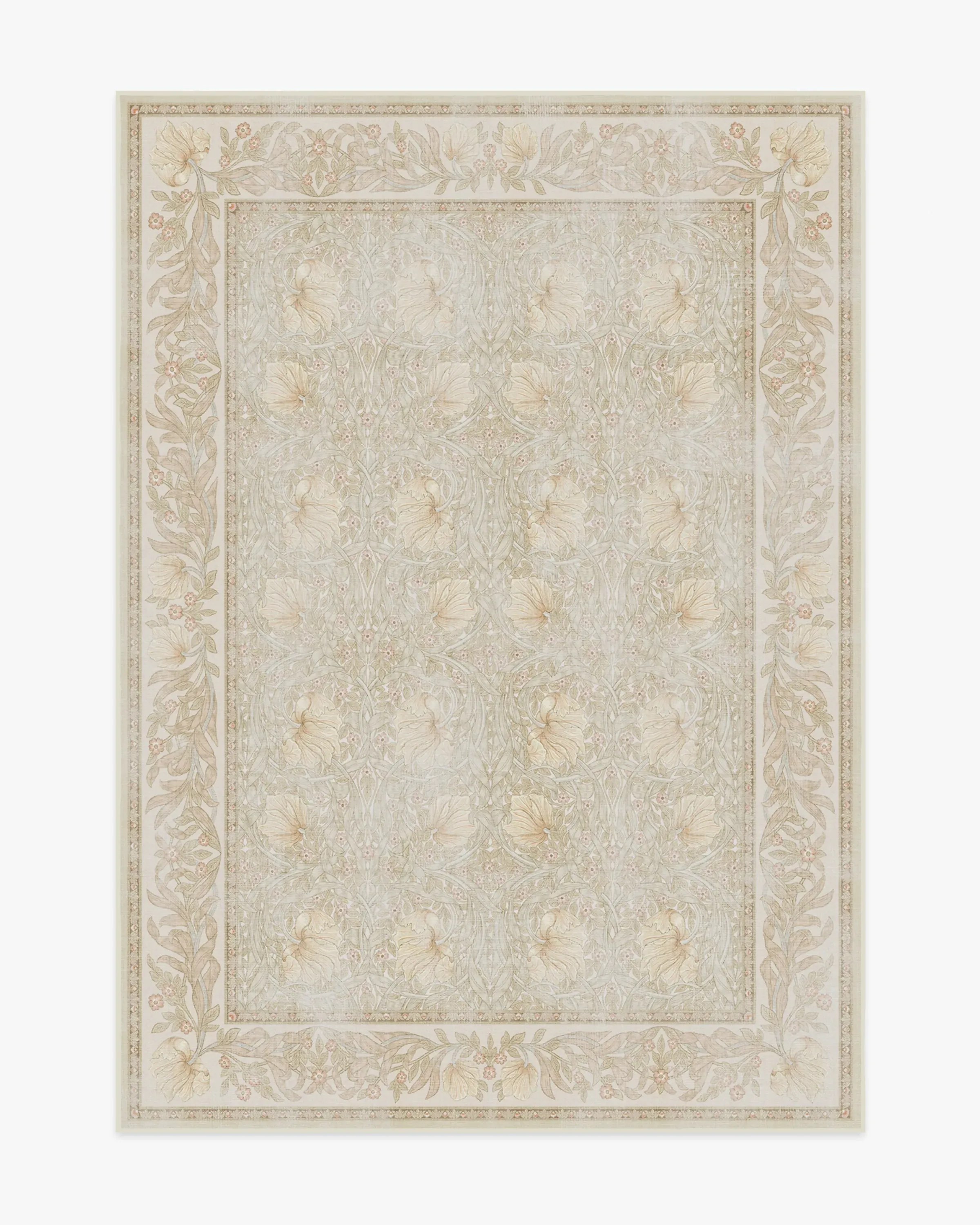 Area Rug Machine Washable - Blush