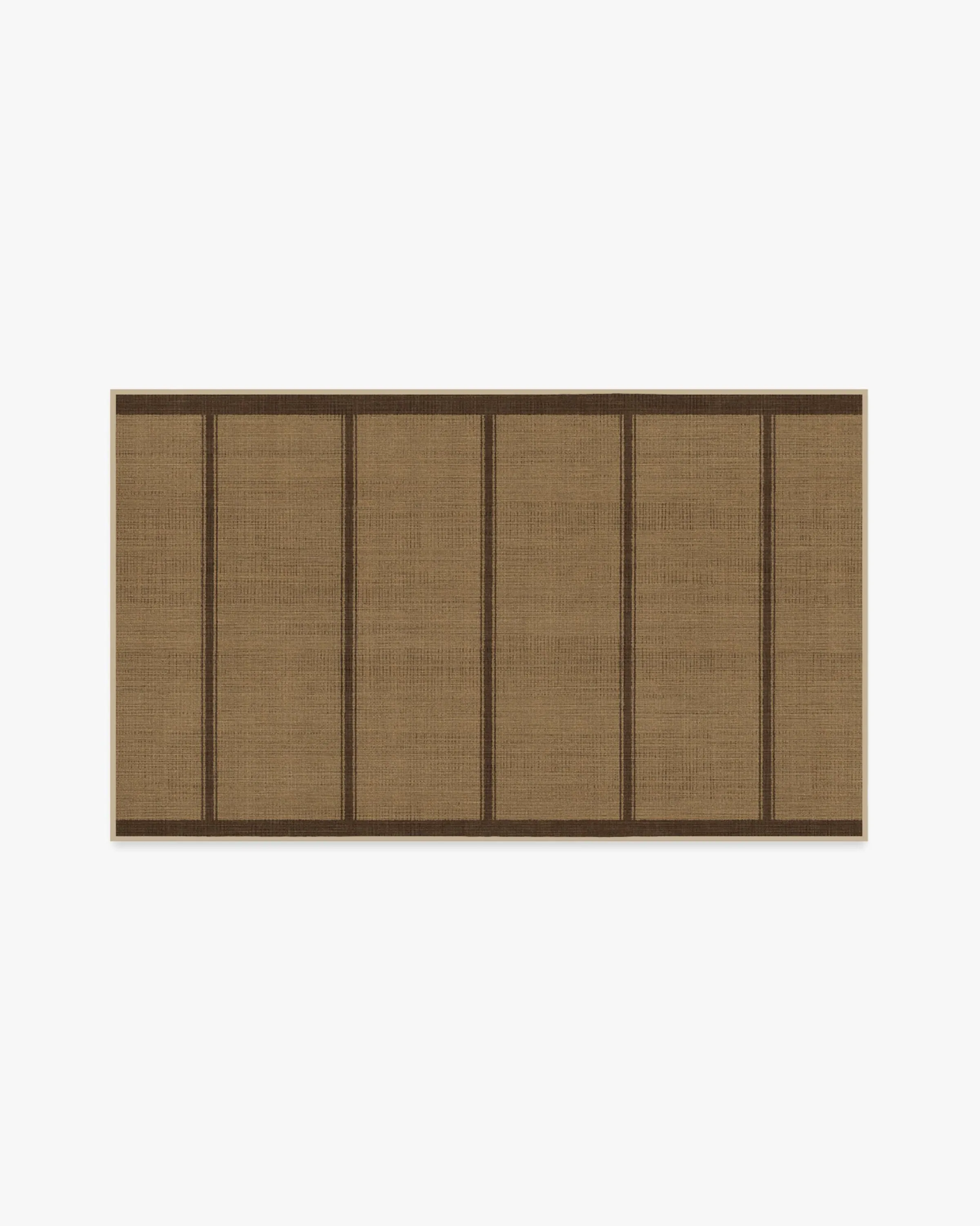 Area Rug Machine Washable - Brown, Re-Jute image